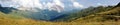 Panoramic view of Crode Dei Longerin Royalty Free Stock Photo