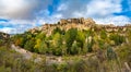 Panoramic view of Cuenca and famous hanging houses, Spain