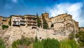 Panoramic view of Cuenca and famous hanging houses, Spain