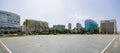 Panoramic view Cumhuriyet Square (Republic Square) is one of the main urban squares of Izmir.