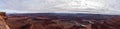 Panoramic View from Dead Horse Point, Utah Royalty Free Stock Photo