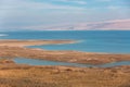 Panoramic view of the Dead Sea in Israel Royalty Free Stock Photo