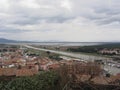 A panoramic view of the Diaccia Botrona swamp and the Bruna river in Castiglione della Pescaia, Italy