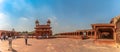 Panoramic view of Diwan-E-Khas, also known as the Hall of Private Audiences,