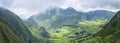 Panoramic View of a Dormant Volcano North of Quito, Ecuador