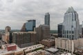 Panoramic view of downtown Austin, Texas, in springtime