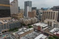 Panoramic view of downtown Austin, Texas, in springtime