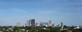 Panoramic view of downtown Fort Lauderdale, Florida Royalty Free Stock Photo