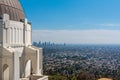 Panoramic view from downtown Los Angeles from Griffith Observatory