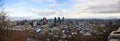 Panoramic view of Downtown Montreal Royalty Free Stock Photo