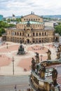 Semper Opera House in Dresden Royalty Free Stock Photo