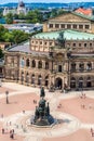 Semper Opera House in Dresden Royalty Free Stock Photo