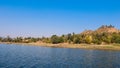 Panoramic view of dudhani lake, India