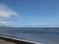 Panoramic view from Dumaguete City, Negros Oriental, part of Cebu can be seen...