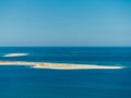 Panoramic view of dune of Pilat at Arcachon Burdeos France Royalty Free Stock Photo