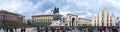 Panoramic view on Duomo square in Milano