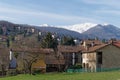 Panoramic view of east of Lugano, Switzerland