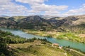 Panoramic view of the Ebro River, Spain Royalty Free Stock Photo