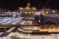 Panoramic view of Edinburgh with buildings and Waverley Railway Station