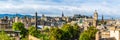 Panoramic view of Edinburgh from Calton Hill