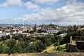 A panoramic view of Edinburgh Royalty Free Stock Photo