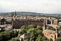 A panoramic view of Edinburgh Royalty Free Stock Photo
