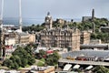 A panoramic view of Edinburgh Royalty Free Stock Photo