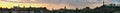 Panoramic view of Edinburgh, Scotland, at sunset