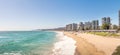 Panoramic view of El Sol Beach - Vina del Mar, Chile Royalty Free Stock Photo