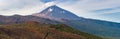 Panoramic view of El Teide and Parque Nacional Royalty Free Stock Photo