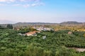 Panoramic view of Eleftherotria Monastery Royalty Free Stock Photo