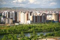 The panoramic view of the entire city of Ulaanbaatar, mongolia