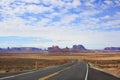 Panoramic view of Entrance to Monument Valley Royalty Free Stock Photo