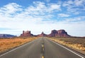 Panoramic view of Entrance to Monument Valley Royalty Free Stock Photo