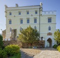 Panoramic view of the entrance of Trakoscan Castle Royalty Free Stock Photo