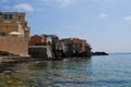 Panoramic view of Erbalunga, charming waterfront village in Cap Corse, Corsica, France. Royalty Free Stock Photo