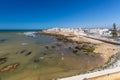 Panoramic view of Essaouira old city and ocean, Morocco Royalty Free Stock Photo