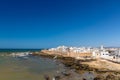 Panoramic view of Essaouira old city and ocean, Morocco Royalty Free Stock Photo