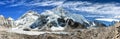 Panoramic view of Everest Royalty Free Stock Photo