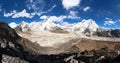 Everest Kala Patthar Nuptse Nepal Himalayas mountains Royalty Free Stock Photo