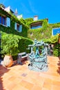 Panoramic view of Eze Village, French Riviera, Frankreich