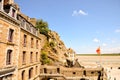 Le Mont Saint-Michel tidal island Normandy northern France Royalty Free Stock Photo