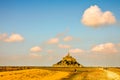 Le Mont Saint-Michel tidal island Normandy northern France Royalty Free Stock Photo