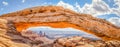 Mesa Arch at sunrise, Canyonlands National Park, Utah, USA Royalty Free Stock Photo