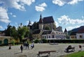 Panoramic view of the Famous Monastery in Biertan