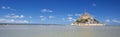 Panoramic view of famous Mont-Saint-Michel