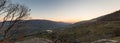 Panoramic view of the famous Valley of the Jerte, CÃÂ¡ceres, Spain