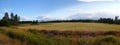 Panoramic view: Farmland in Canada