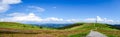 Panoramic view on the Feldberg in the Black Forest Royalty Free Stock Photo