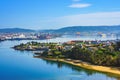 Ferrol estuary in Galicia Spain Royalty Free Stock Photo